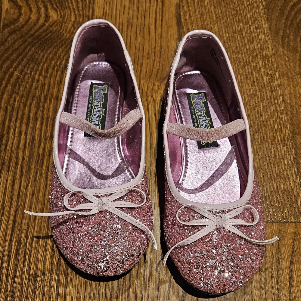 Chasing Fireflies Funtasma Pink Sparkle Ballet Flats